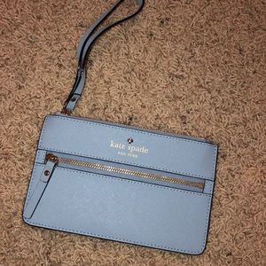Light blue Kate spade wristlet